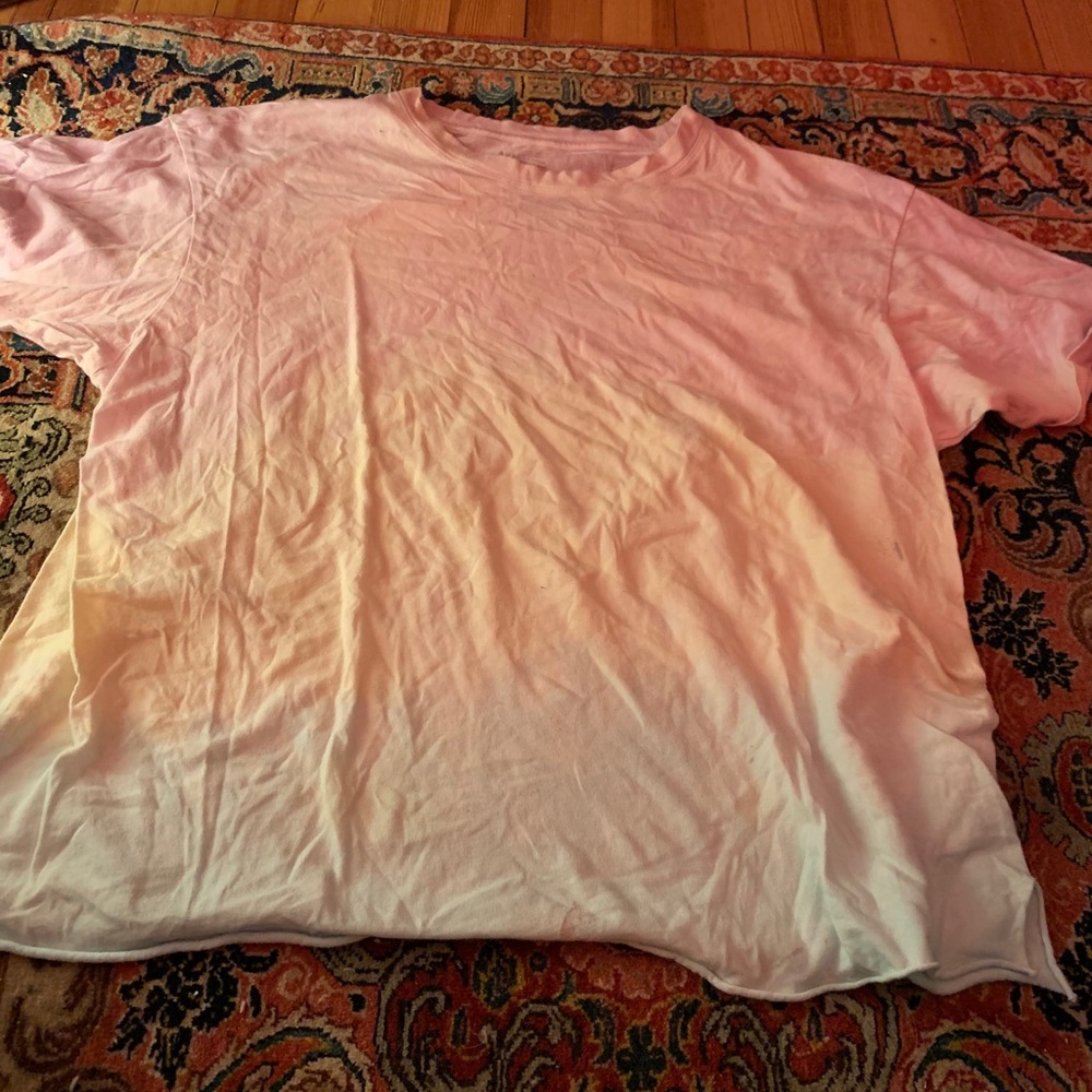 american egal faded color oversized shirt